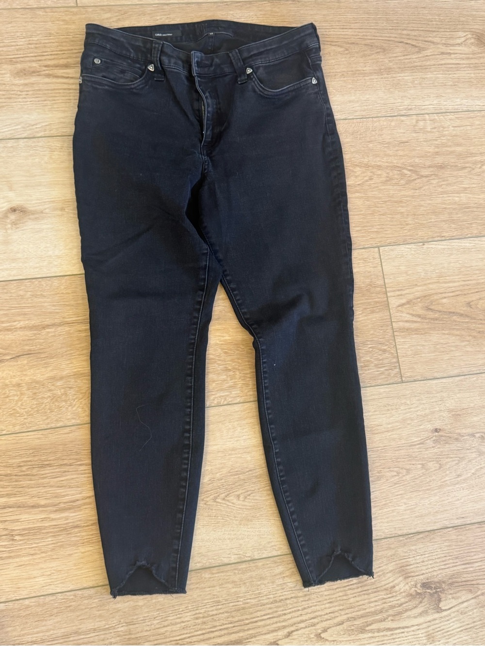 KUT from the Kloth skinny ankle Women’s Black High-Rise Slim Jeans